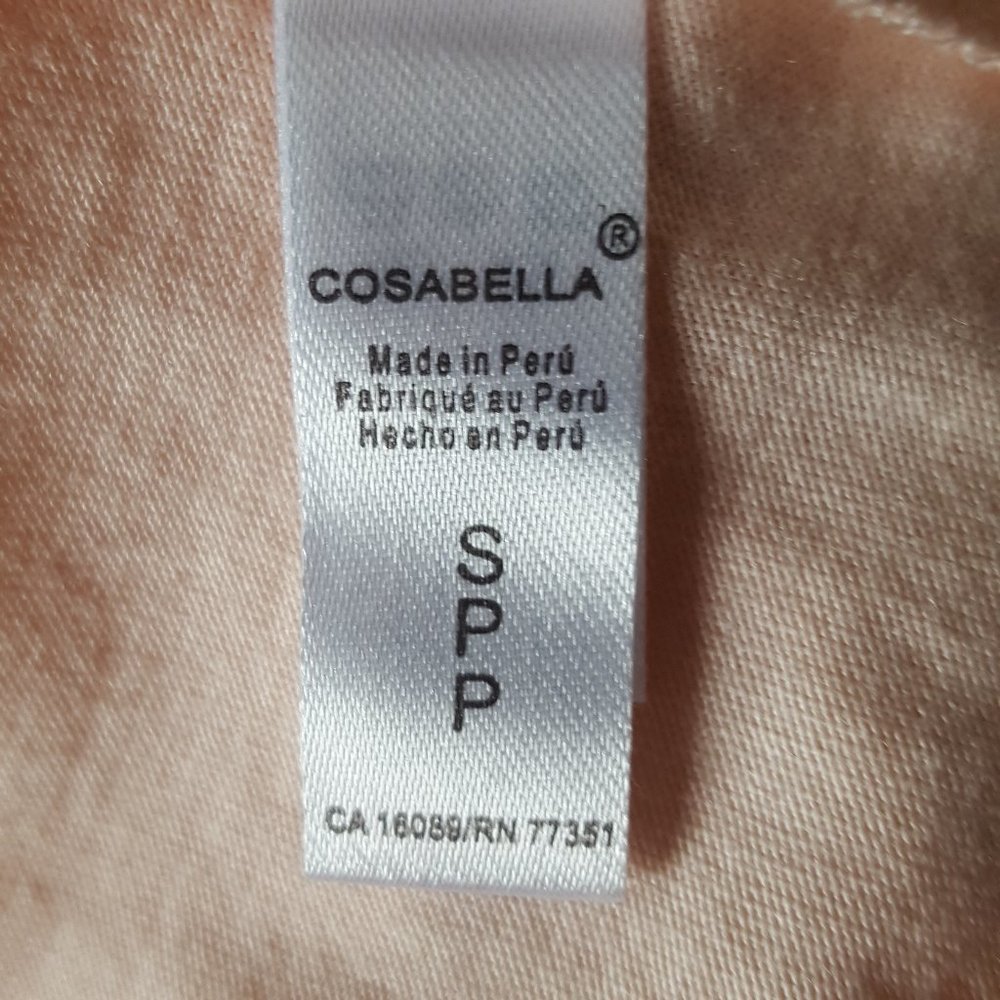 New Cosabella Pink/White Robe - Picture 8 of 9